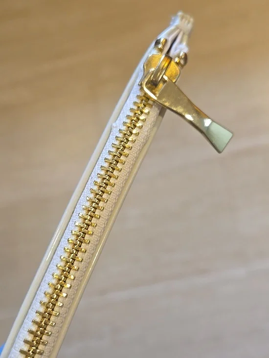 Kate Spade New York Golden Metallic Confetti Zipper Pencil Pouch - Picture 4 of 7